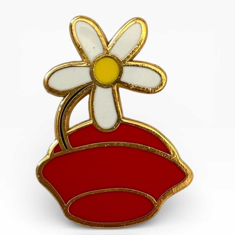 Disney Minnie Mouse Red Hat with Daisy Flower 2012 Enamel Pin Disney Pin Trading